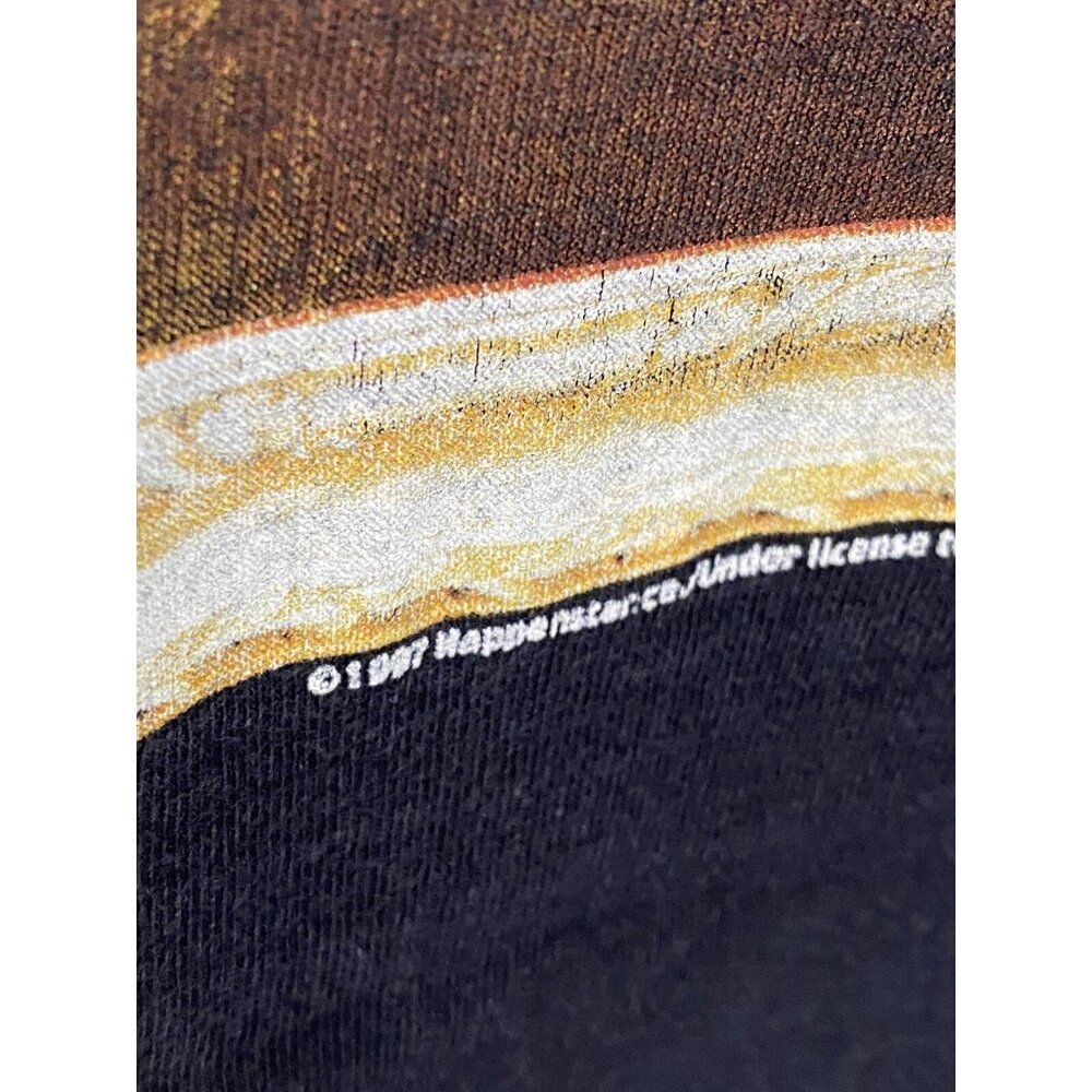 Vintage 1997 Elton John Big Picture Tour T-Shirt Adult M Black PolyGram Diva Pro - Picture 10 of 13